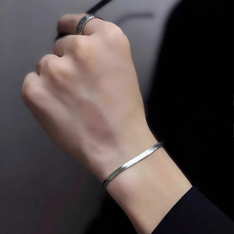 Pulsera Plateada Serpiente Verstappen