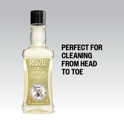 Reuzel Shampoo 3 en 1 Tea Tree