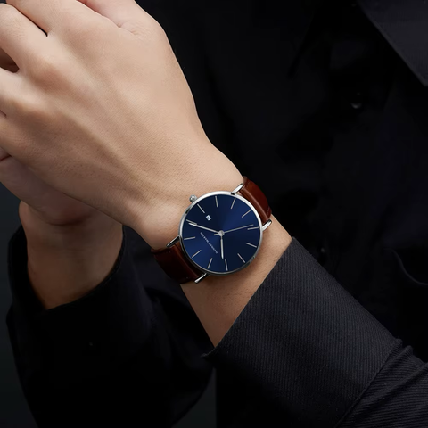 Reloj HM Alonso Azul | Café