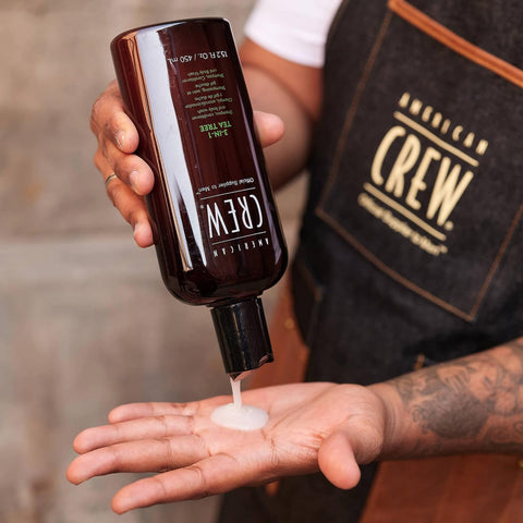 Shampoo American Crew 3 en 1 Tea Tree 450ml.