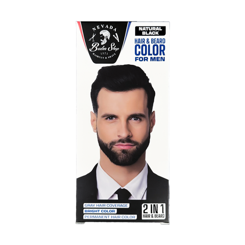 Tinte Nevada para Cabello & Barba Negro Natural