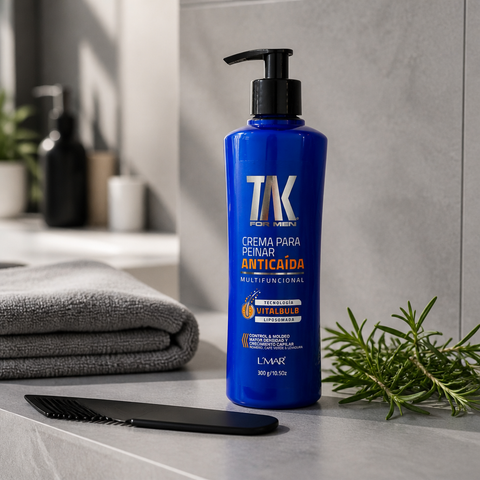 Crema para Peinar Anticaída TAK For Men - ambientada
