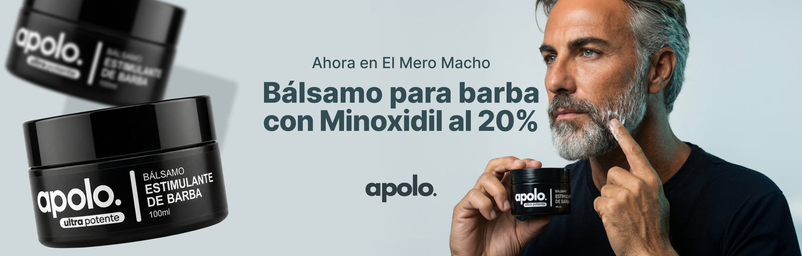 Apolo Bálsamo para barba con Minoxidil