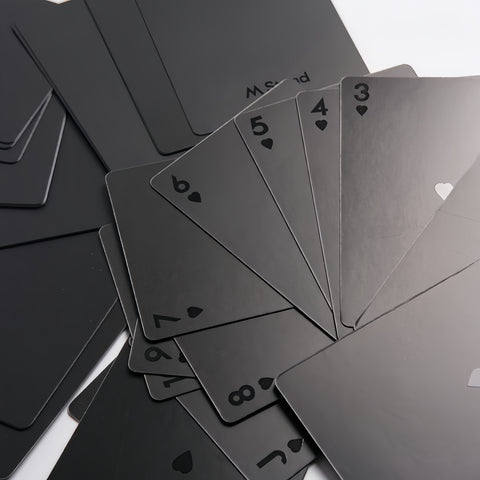 Baraja de Cartas Negras Poker