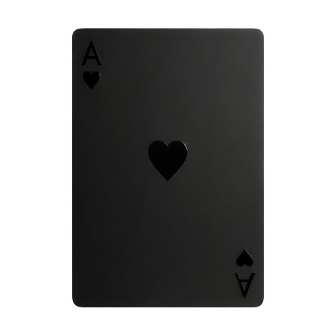 Baraja de Cartas Negras Poker