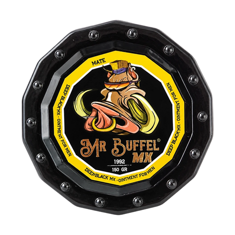 Cera Mr. Buffel Deep Black Mate 150g.