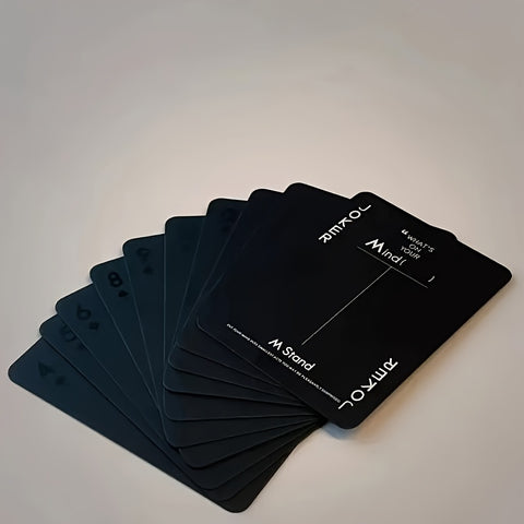 Baraja de Cartas Negras Poker