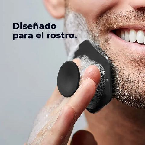 Cepillo Facial de Silicona para Barba