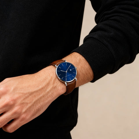 Reloj HM Alonso Azul | Café