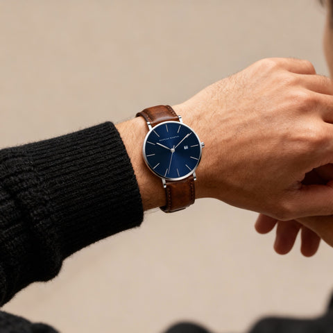 Reloj HM Alonso Azul | Café