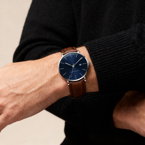 Reloj HM Alonso Azul | Café