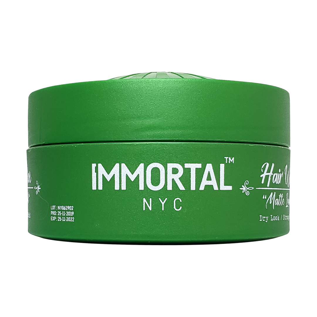 Cera Para El Cabello Immortal NYC Verde Aspecto Mate