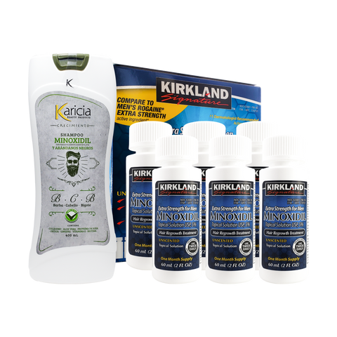 Combo - KIT Minoxidil Kirkland + Shampoo