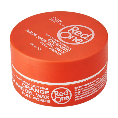 Cera Red One Naranja Aqua Hair Gel Wax