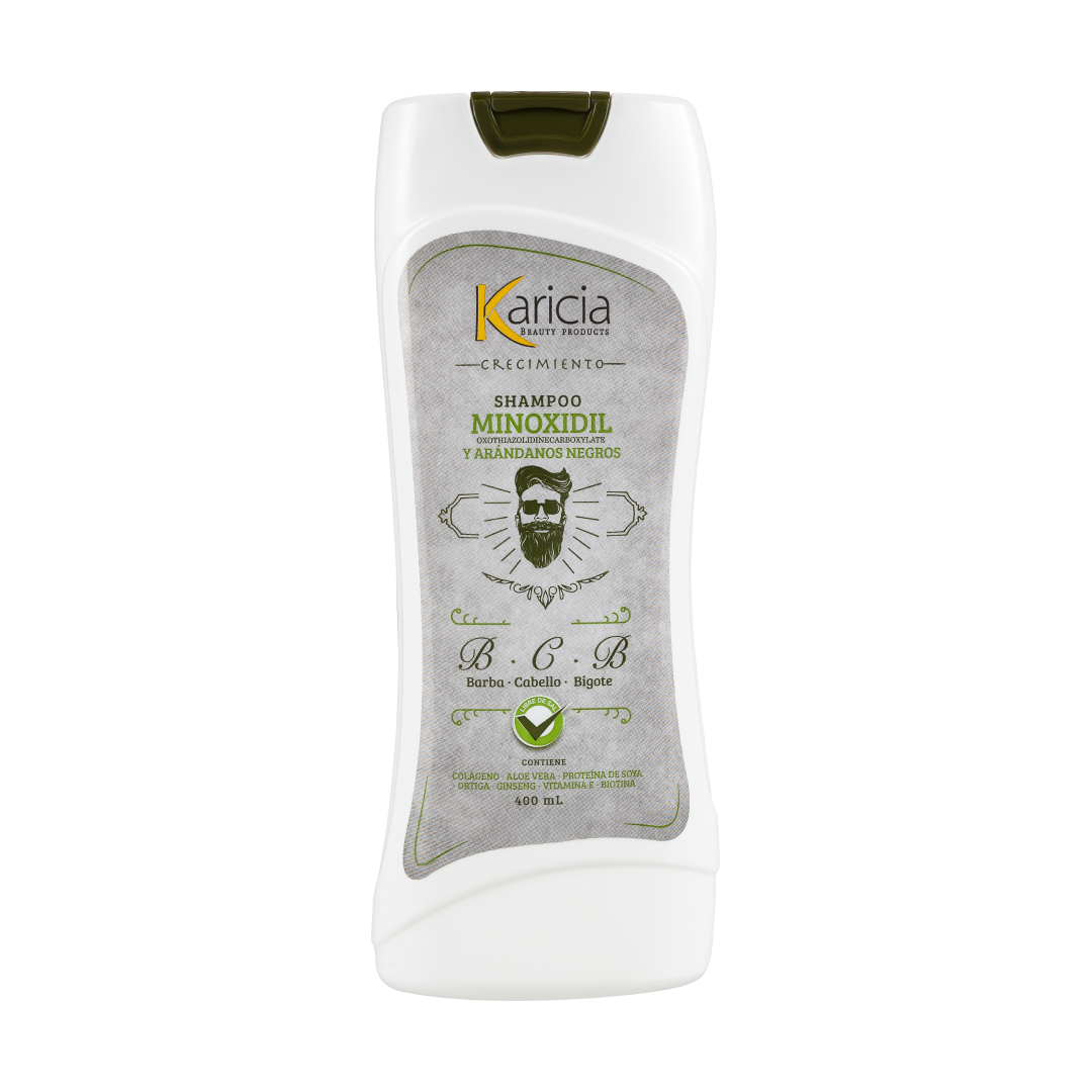 Shampoo Karicia Hombre con Minoxidil El Mero Macho